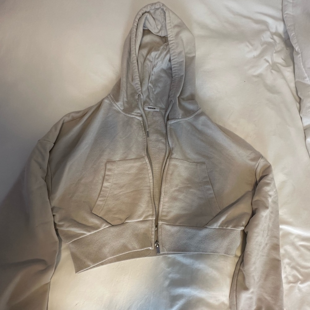 Garage Cropped Zip Up